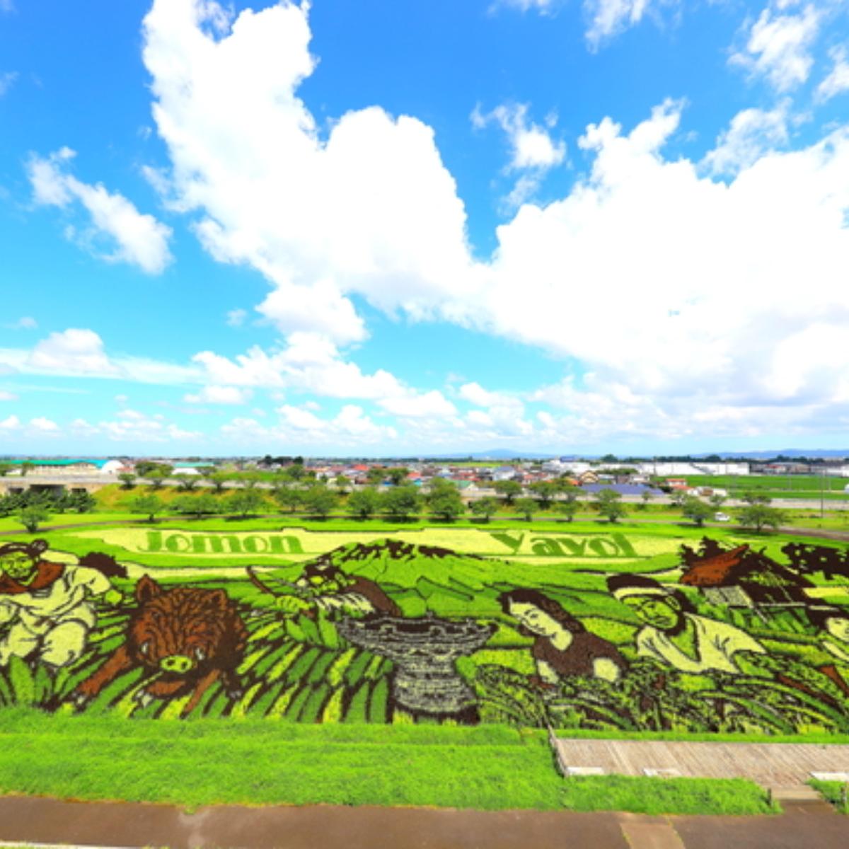 青森【田舎館村の田んぼアート2025】見頃時期や歴代作品｜見学スポット